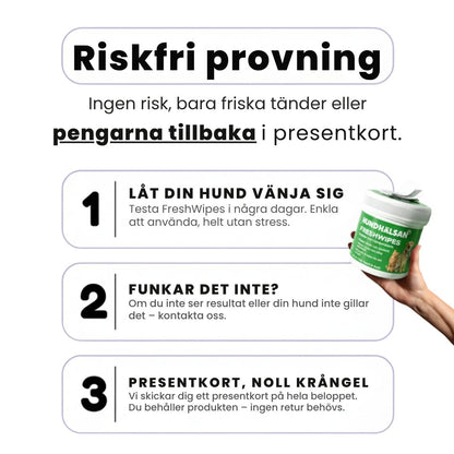 FreshWipe Kit - Skyddar mot tandproblem